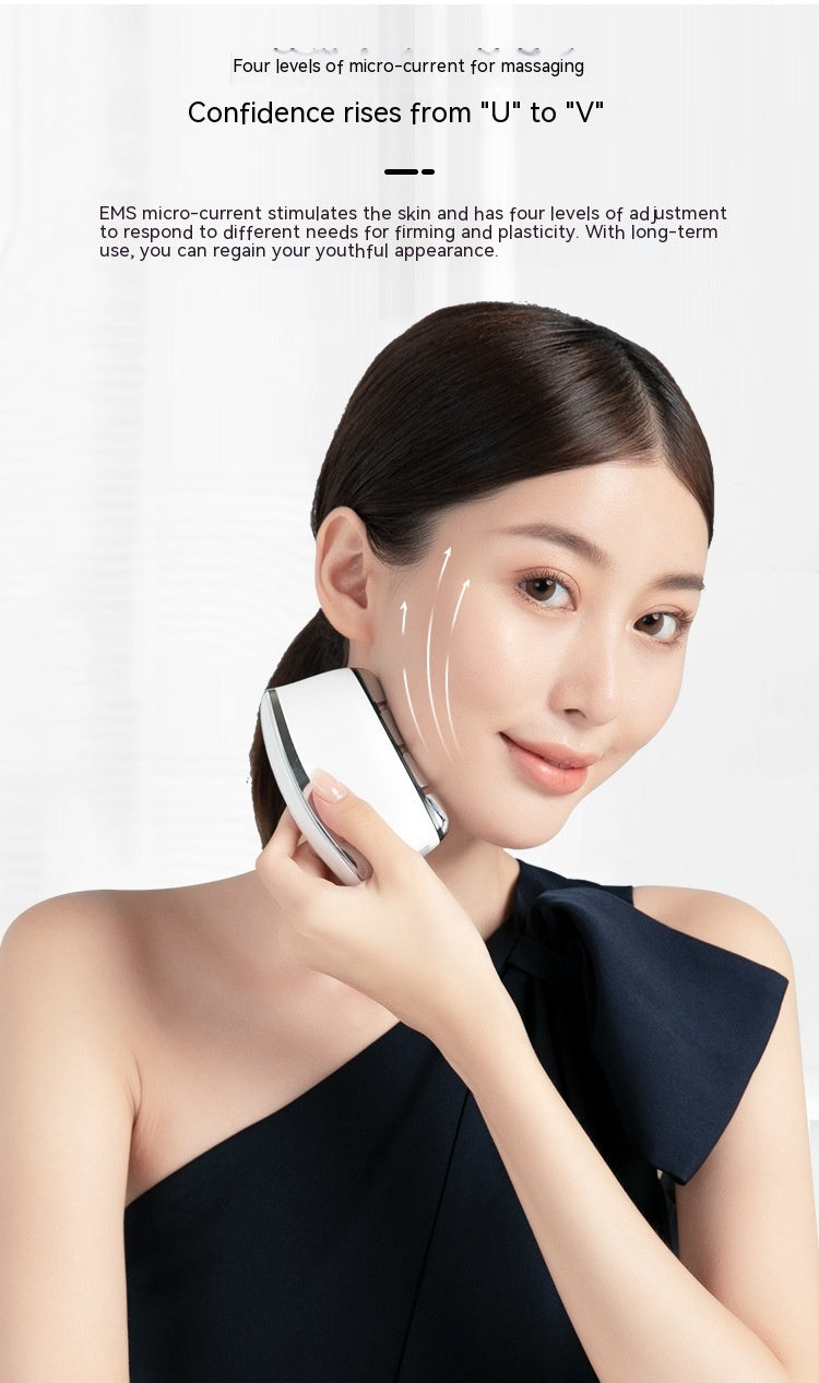 Facial Massage Essential Oil Lifting Warm Muscle-poking Stick Home EMS Micro Current Inductive Therapeutical Instrument