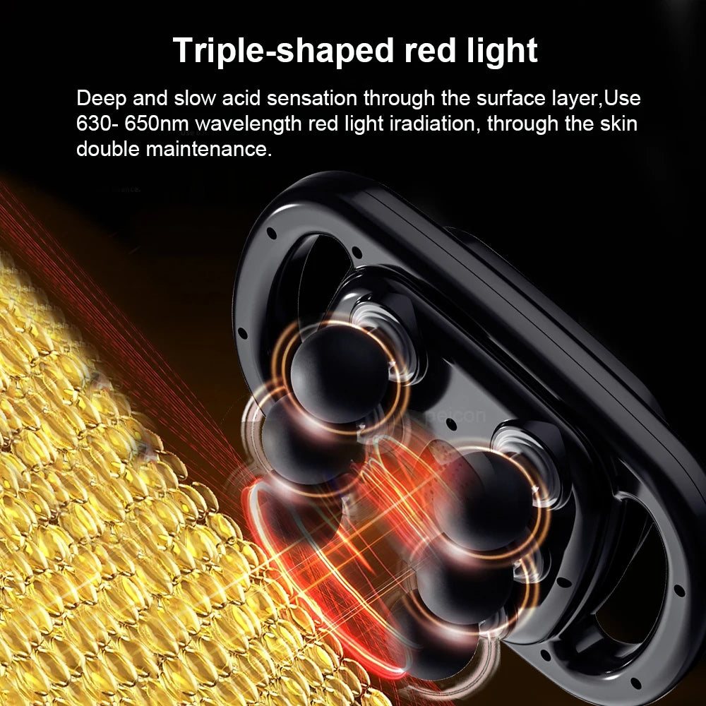 Professional Fascia Massage Gun with 6 Heads for Neck & Waist