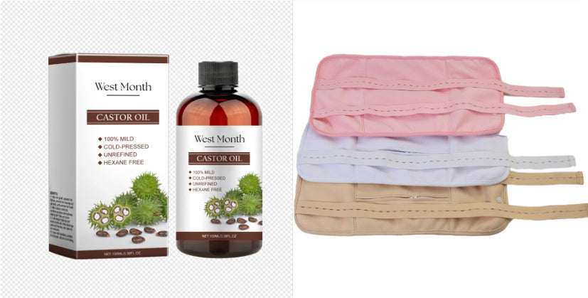 Growth Hair Essential Oil Castor Oil Solid Hair Moisturizing Set