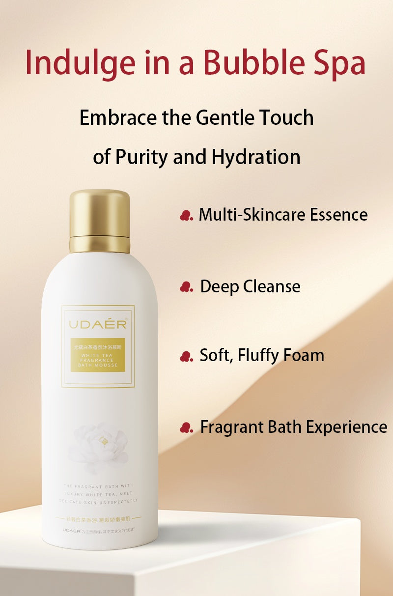Cream Bubble Bath, Hydrating Shower Gel, Long-lasting Fragrance, Fragrance Body Mousse